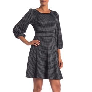Max Studio Knit Jacquard Dress